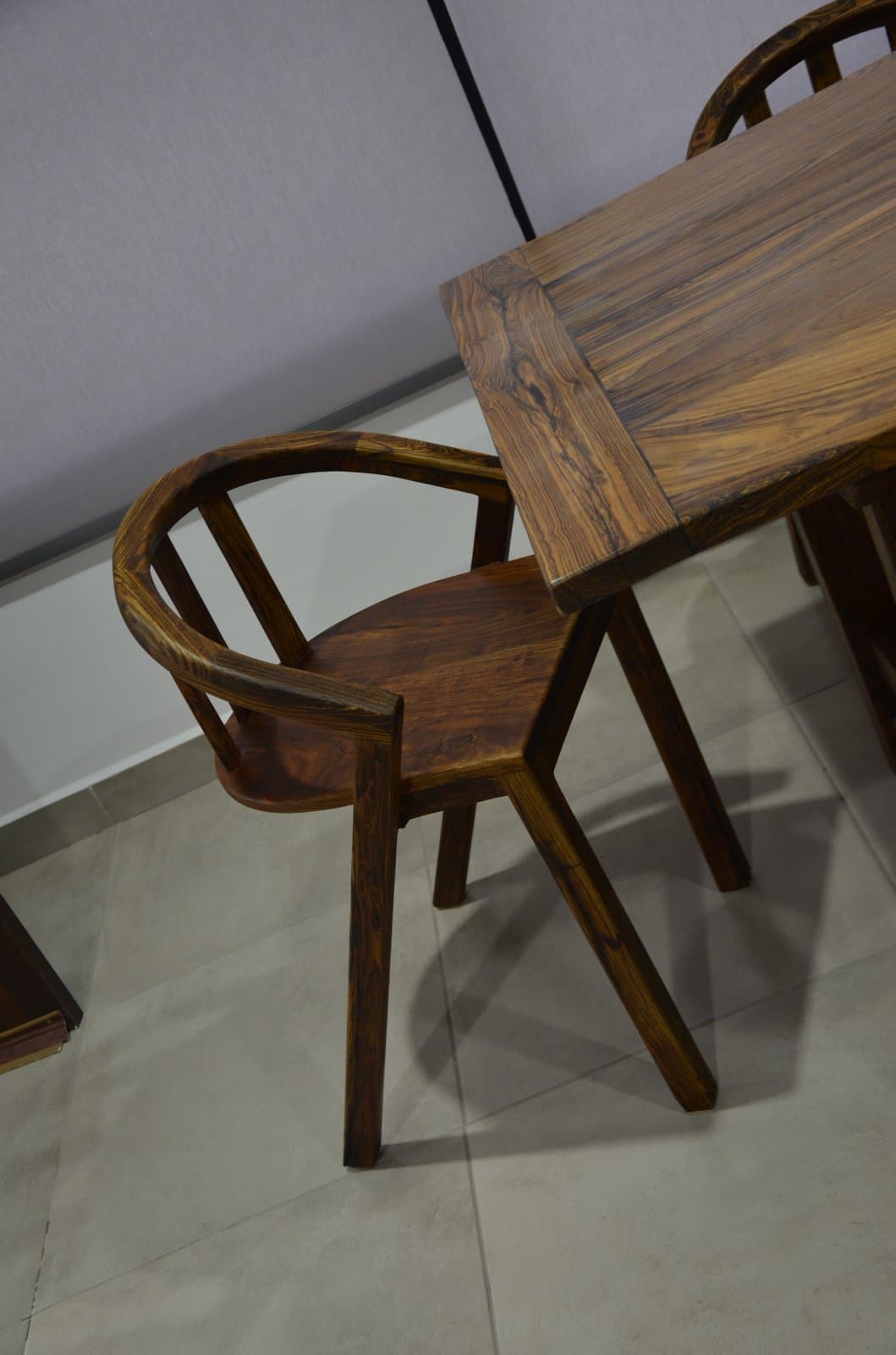 Consola Bocote + Acero Industrial — thumbnail 2