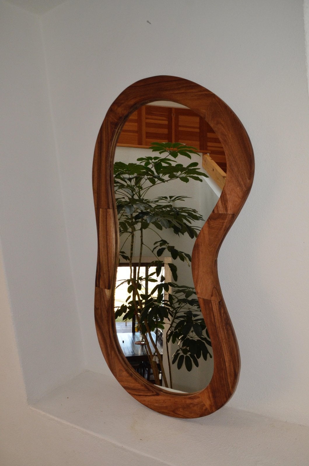 Espejo Amorfo Parota 150cm